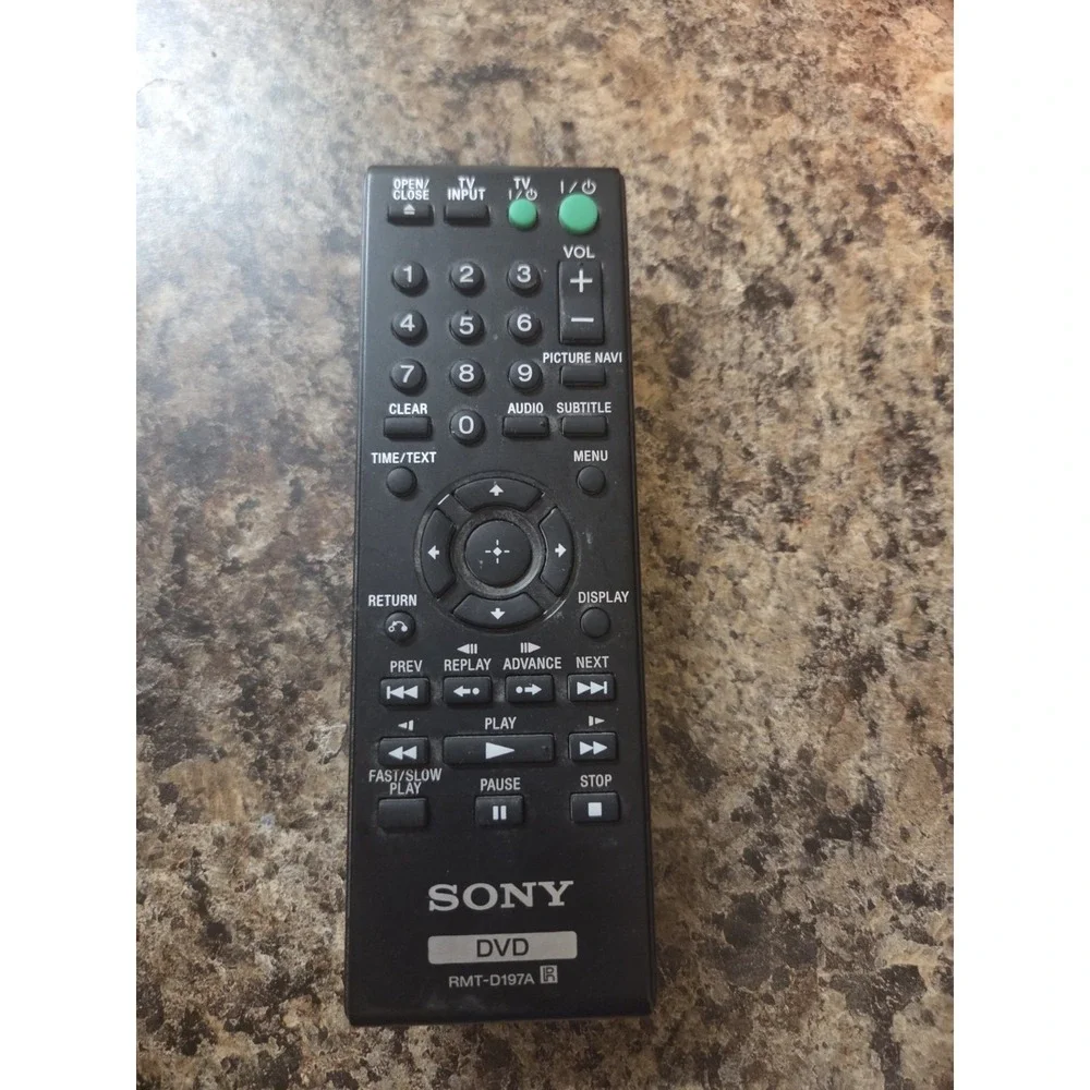 Sony Genuine OEM RMT-D197A Remote Control for DVP-SR210P & DVP-SR510H DVD NEW